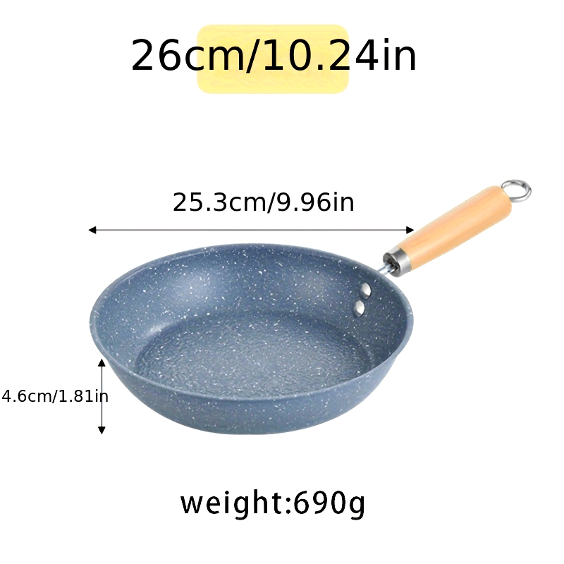 Cast Iron Skillet Non-Stick Coating 10-Inch for Cooking Eggs Steak
