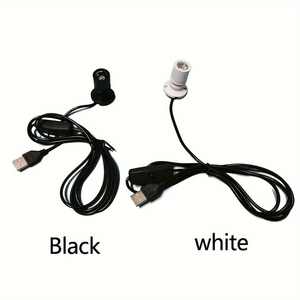 Mini USB LED Spotlight Indoor Accent Lighting Energy Efficient Switch Controlled