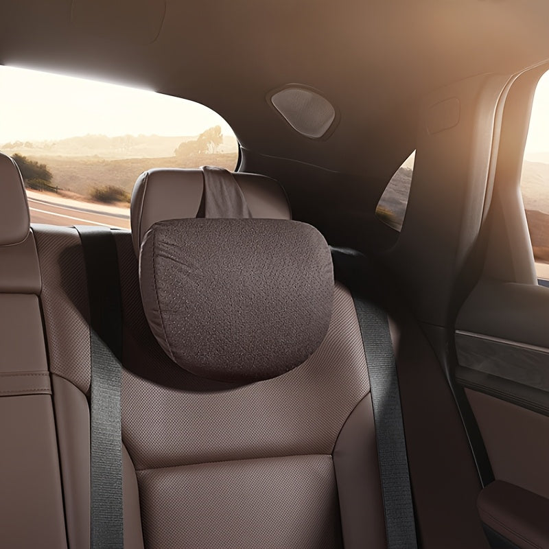 2pcs Soft Breathable Car Headrests Adjustable Neck Support Comfort Accessories