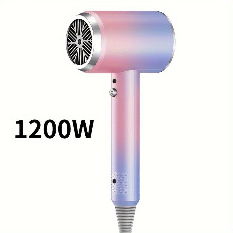 1200W Hair Dryer with Negative Ion Technology Hot Cold Air Anti-Scald 3-Speed EU Plug