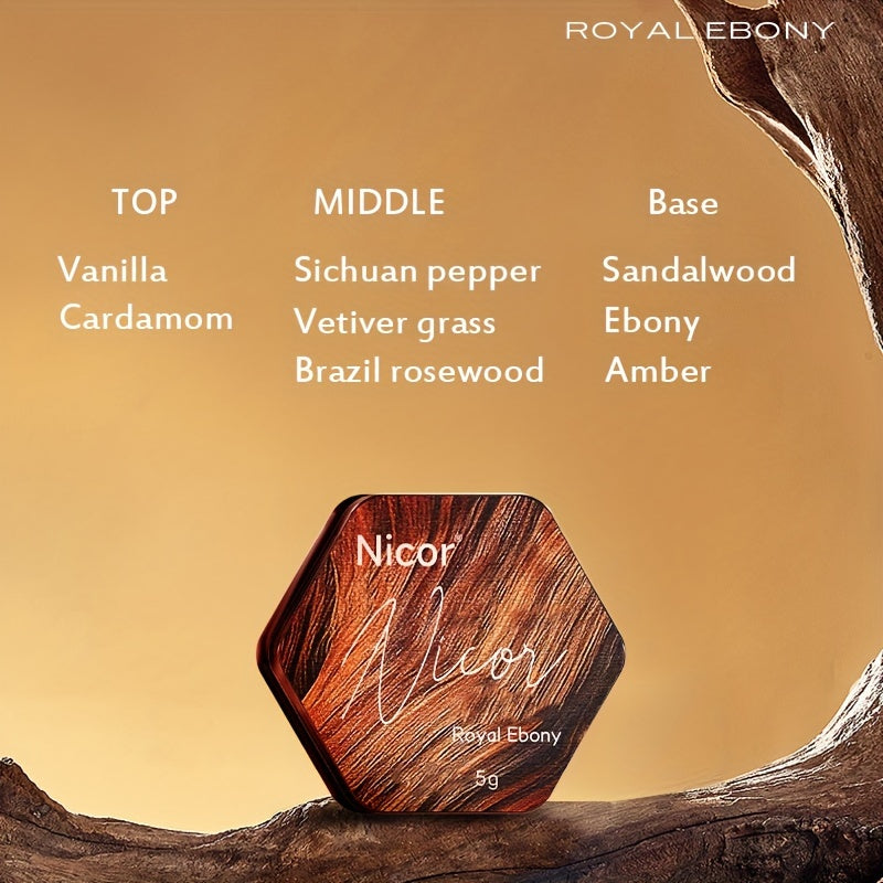 Men's Solid Perfume Stick Herbal Scent Long Lasting Portable Gift