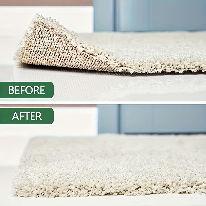 Qora Qayta ishlatiladigan ikki tomonlama gilam yopishtiruvchi lenta, yog'och, plitka pol uchun sirpanmaydigan padlar