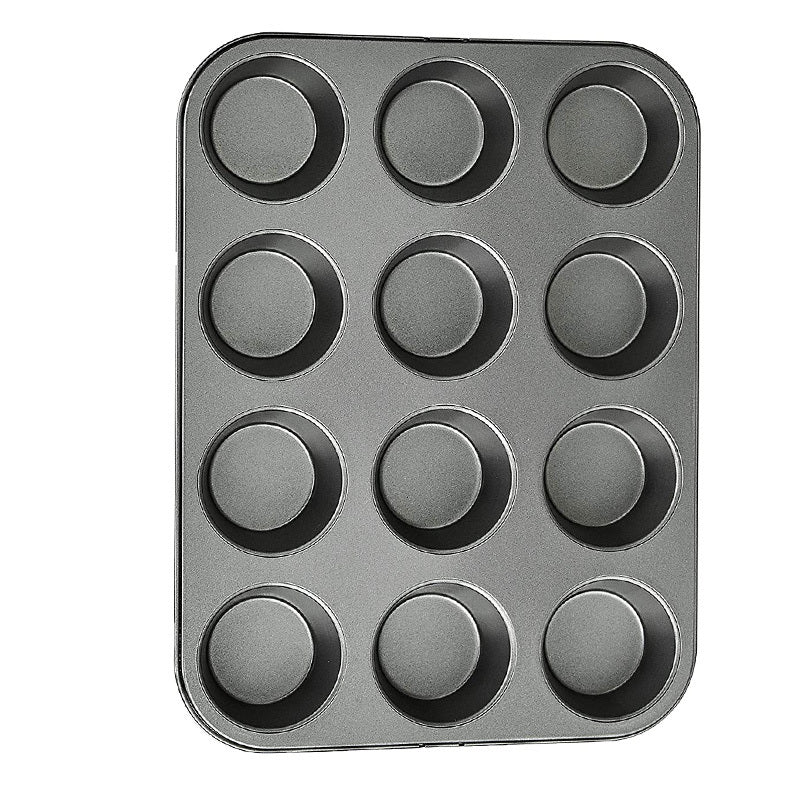Nonstick 12-Cup Muffin Pan for Oven Baking Kitchen Cookware