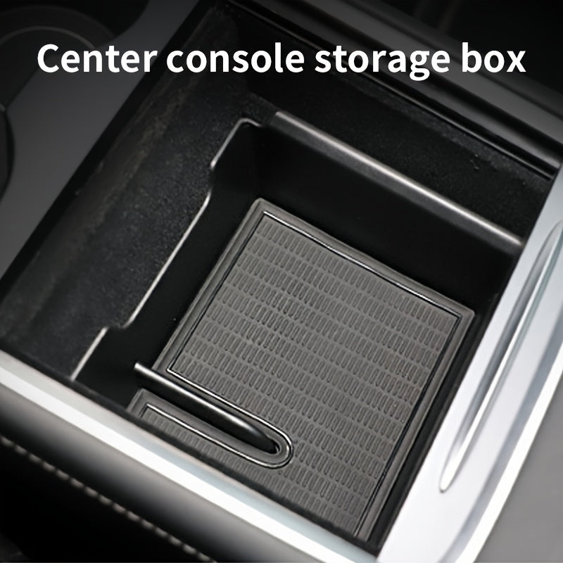 2 Packs Car Center Console Organizer for Tesla Model 3/Y, Storage Box, Tidy Interior