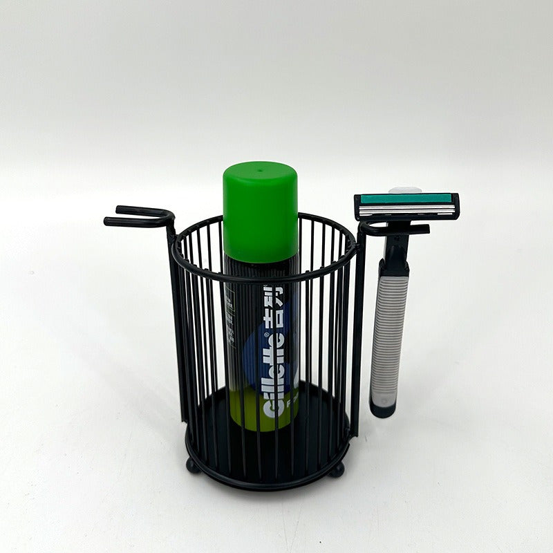 Metall hammom tashkilotchisi, qirqishli tish cho'tkasi, ruchka saqlash uchun kadi