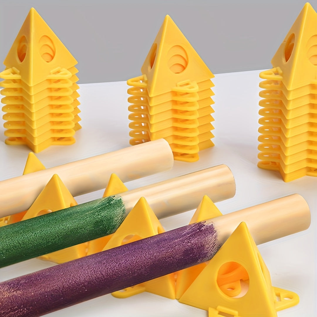 Painter's Pyramid Stand Canvas Paint Stand Pouring Art Accessory