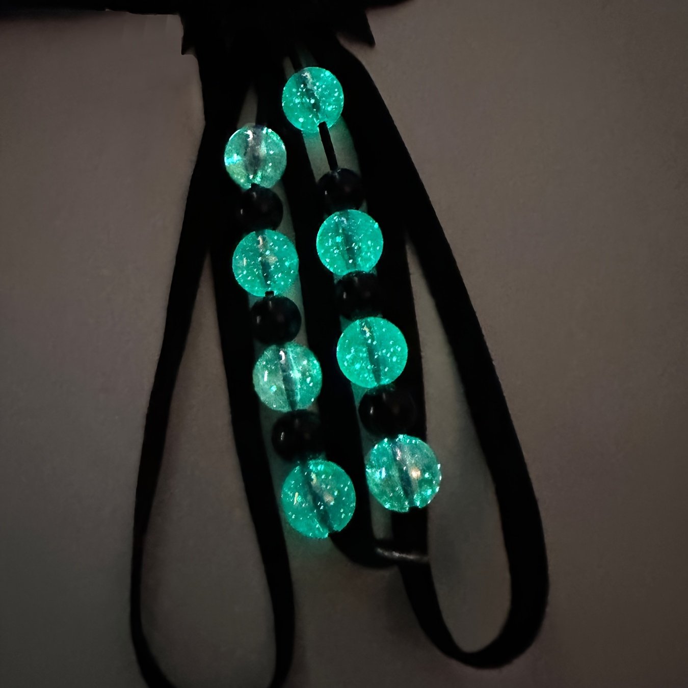 Adult Beaded G-String with Drop Waist Polyester Nylon Blend Lingerie