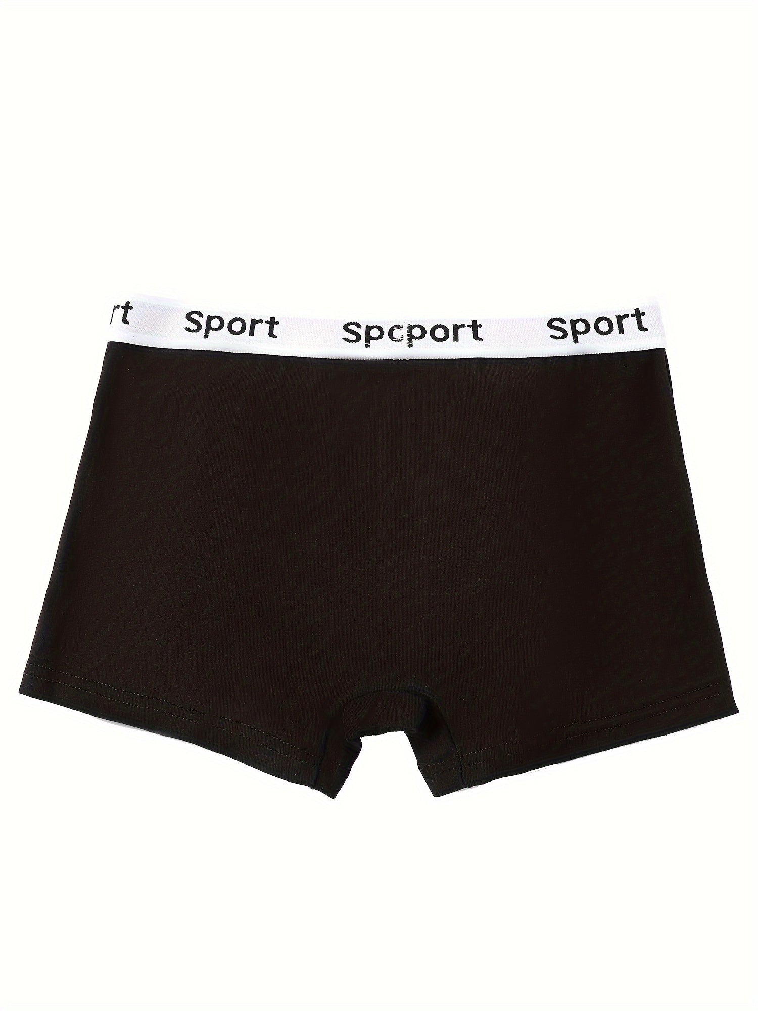 Yigitlar uchun paxta boxer shartlari 4-to'plam, futbol naqshli, nafas oladigan, teri bilan yaxshi o'tiradigan qulay kiyim