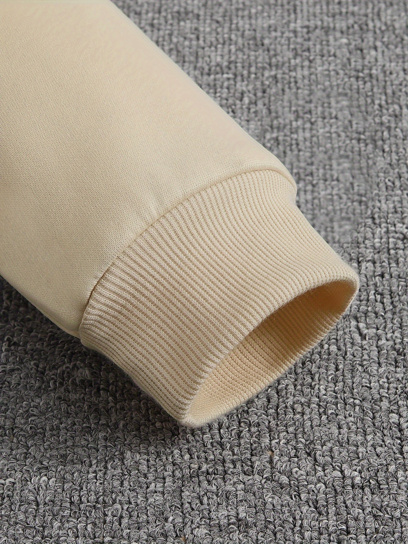 Erkaklar uchun Galaktika naqshli kapüşonli sviter, Fransuz terri fleyse, 100% polyester, cho'zilgan kesim, cho'ntak detali bilan, tasodifiy sport uslubi.