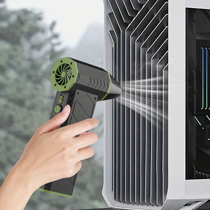 Портативный турбореактивный вентилятор с цифровым дисплеем, перезаряжаемый воздуходувка 36В