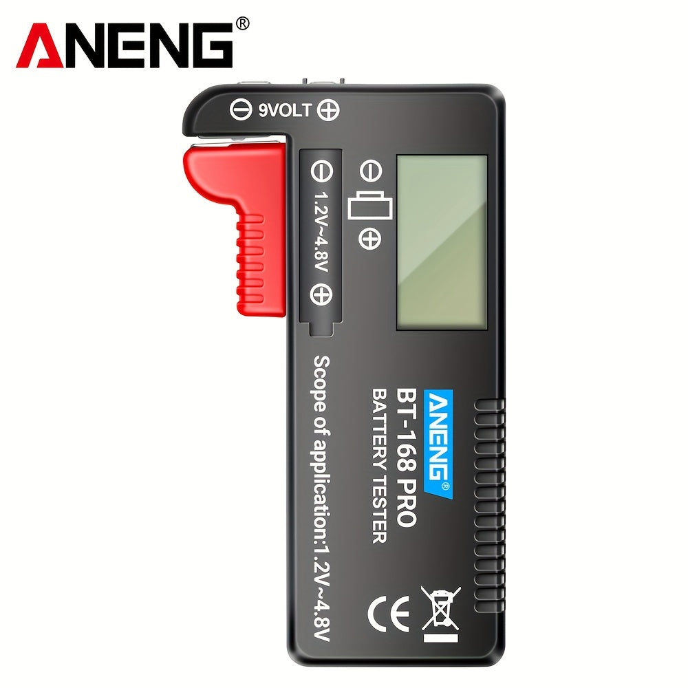 Digital Battery Tester for AA AAA C D 9V Batteries with Digital Display