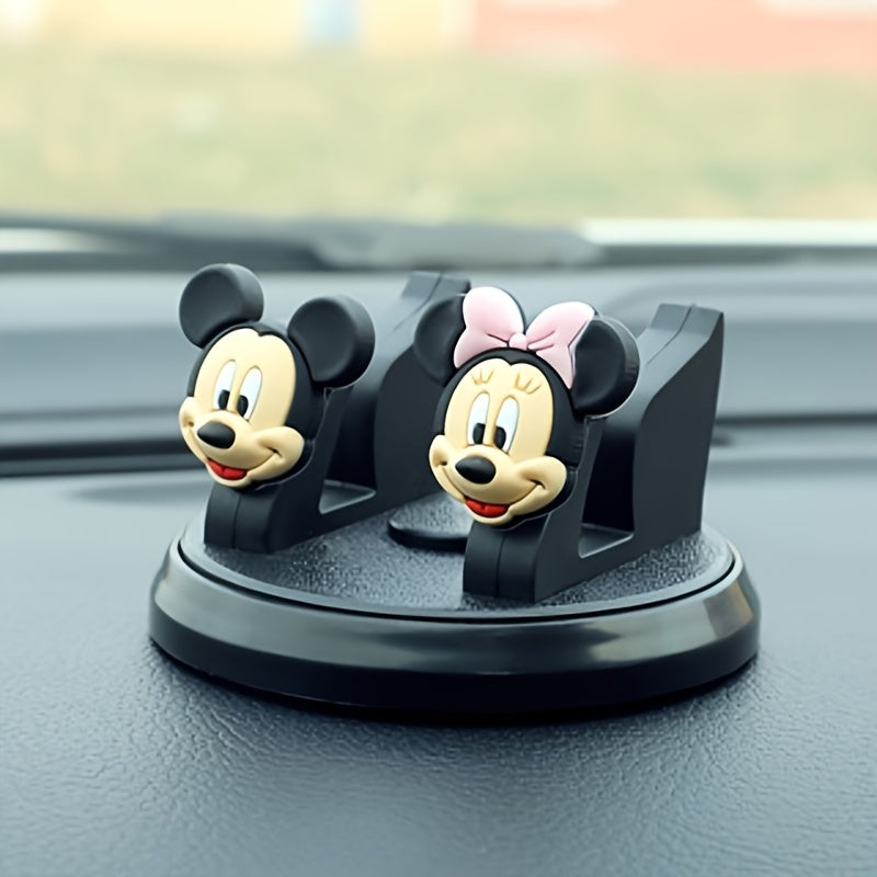 Car Phone Holder Rotatable Cartoon Design for Navigation Travel
