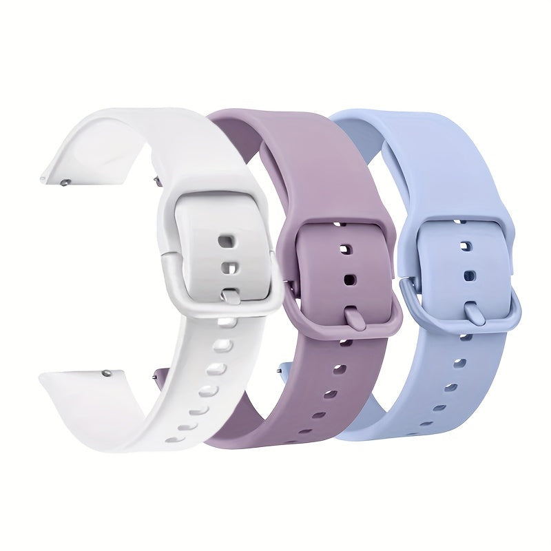 3pcs Sports Watch Straps for Samsung Galaxy Watch 5 Pro 4 3 Active 2 22mm Replacement Bands