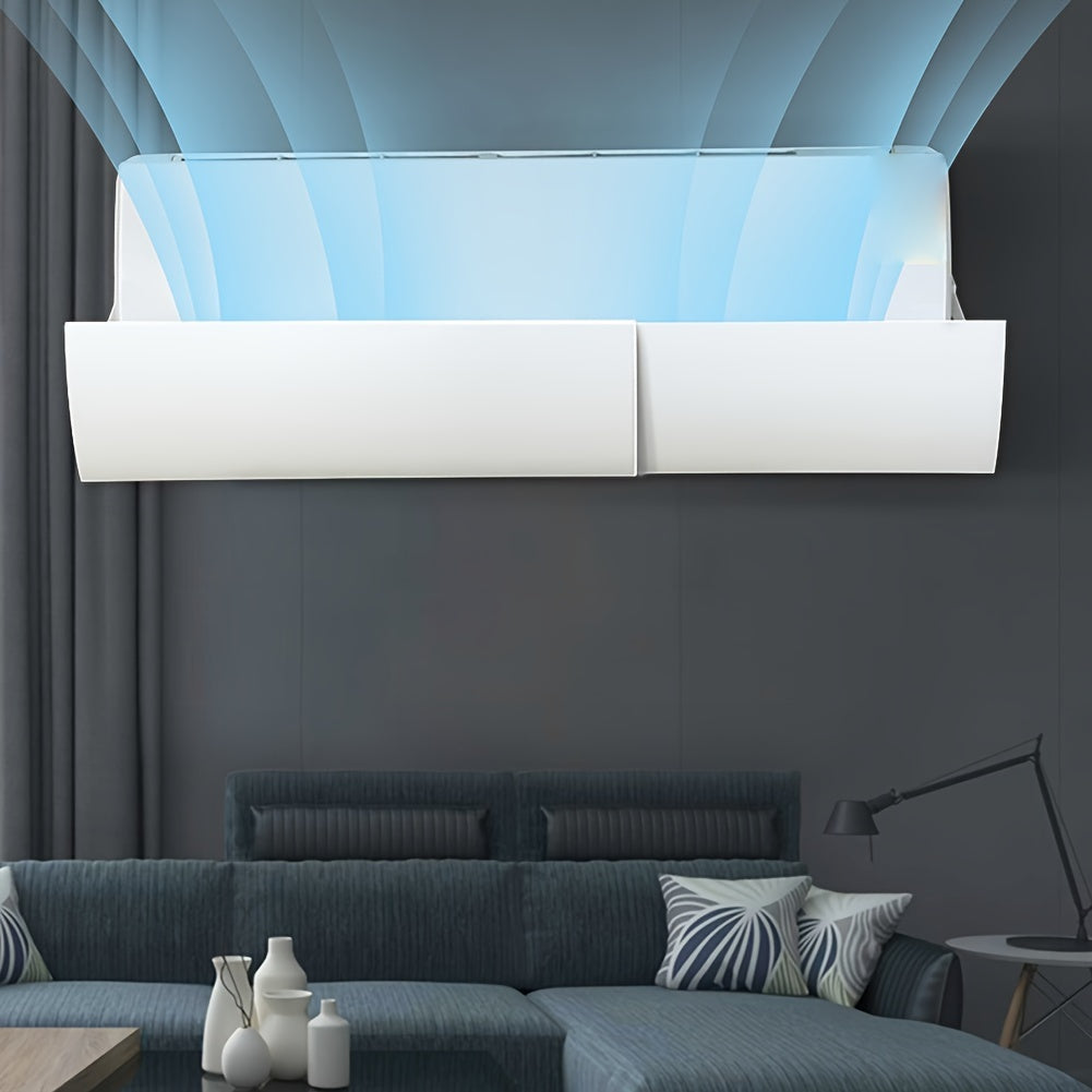 Air Conditioner Cover Deflector Windshield Baffle No Power Easy Install