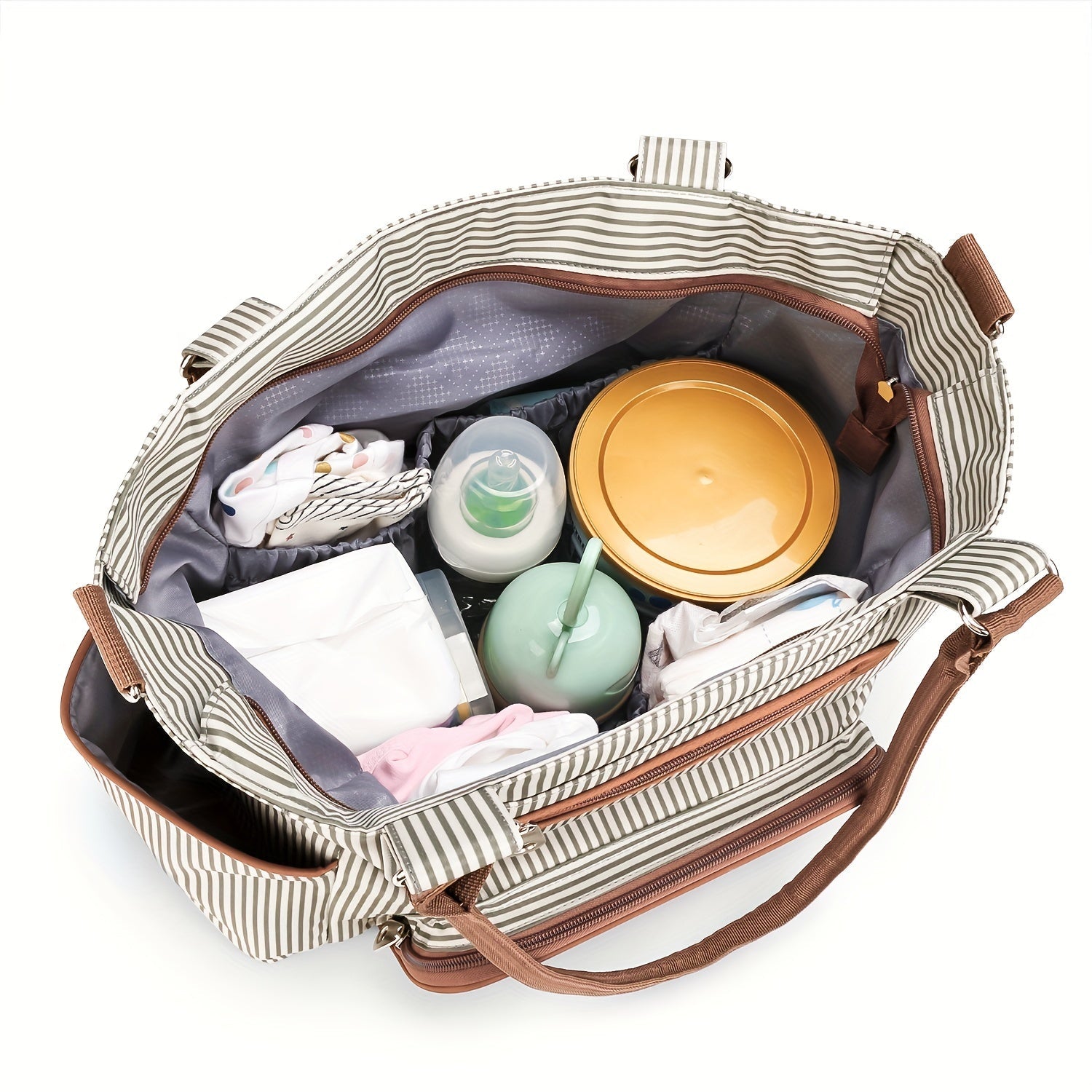 Mother Baby Diaper Bag Handbag Large Capacity Versatile Travel Tote for Moms