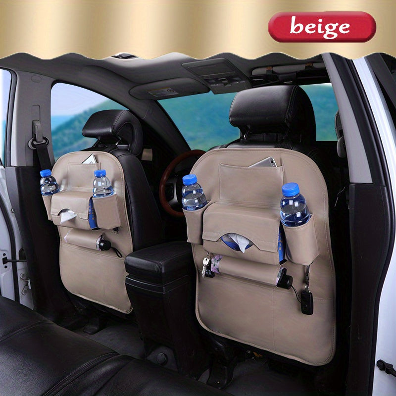 Avtomobil orqa o'rindiq tashkilotchisi, saqlash cho'ntaklari, oyoq uchun mato, o'rindiqni himoyalash, tish qutisi, stakan tutqich, noutbuk stol, ovqat uchun plastinka, park qilish uchun foydalanish