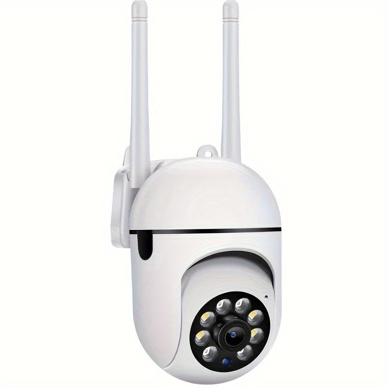 Wireless Security Camera with Color Night Vision 2-Way Audio Pan Tilt Zoom