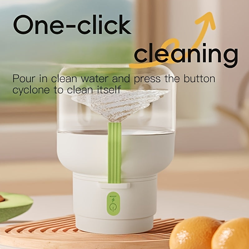 12-Piece Kitchen Knife Set and Juicer with Straw Rechargeable Gift for On-the-Go Use