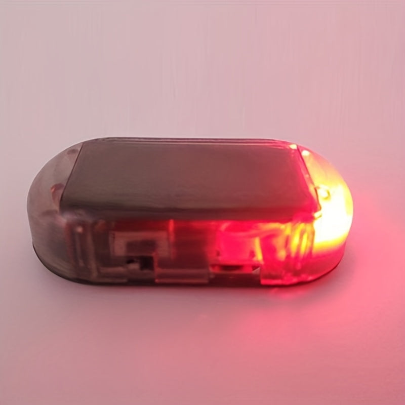 Solar-Powered Car Anti-Theft LED Decorative Lights, Rechargeable USB, Indoor Use
