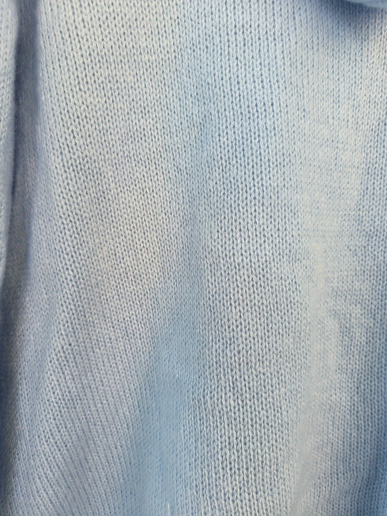 Cárdigan de punto con capucha y bloques de color para mujer talla grande