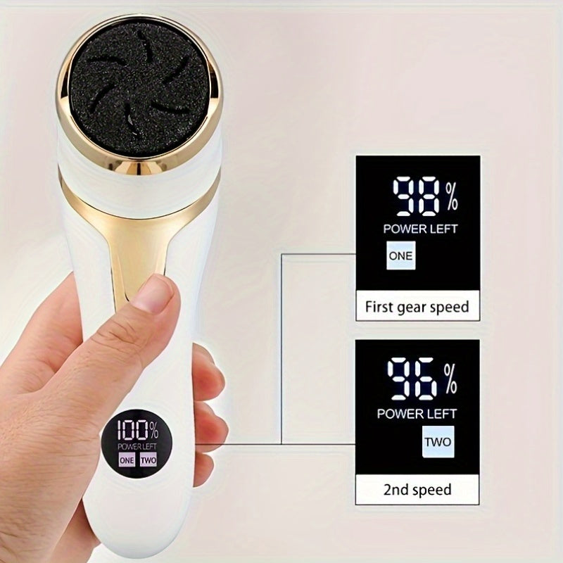Rechargeable Electric Foot File for Callus Removal Portable Pedicure Tool USB Charging