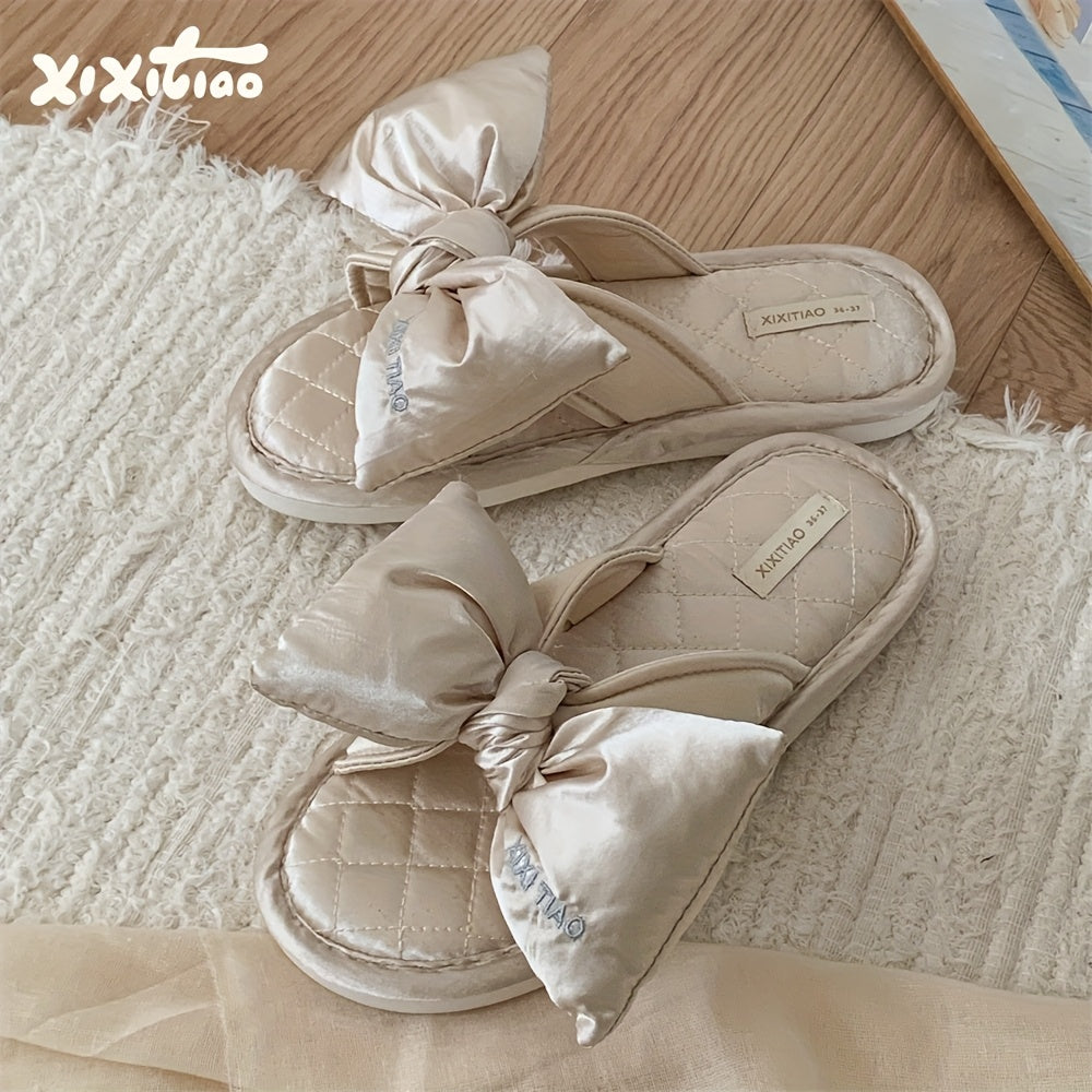 Ayollar uchun linen shippaklar, sirpanishga qarshi, ichki pol poyabzali, barcha mavsum uchun qulaylik