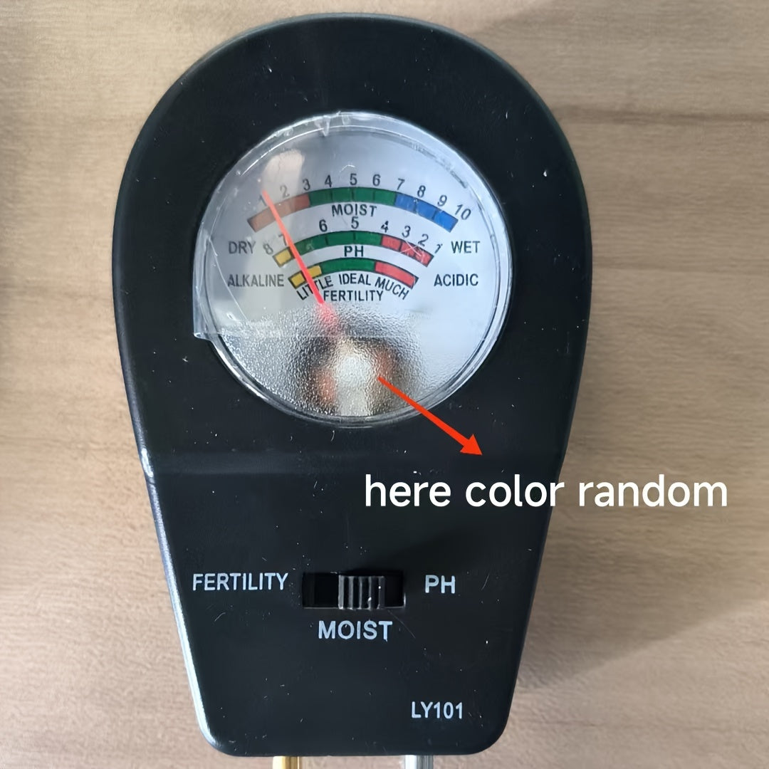 Three-In-One Soil Tester pH Humidity Fertility No Battery Gardening Tool