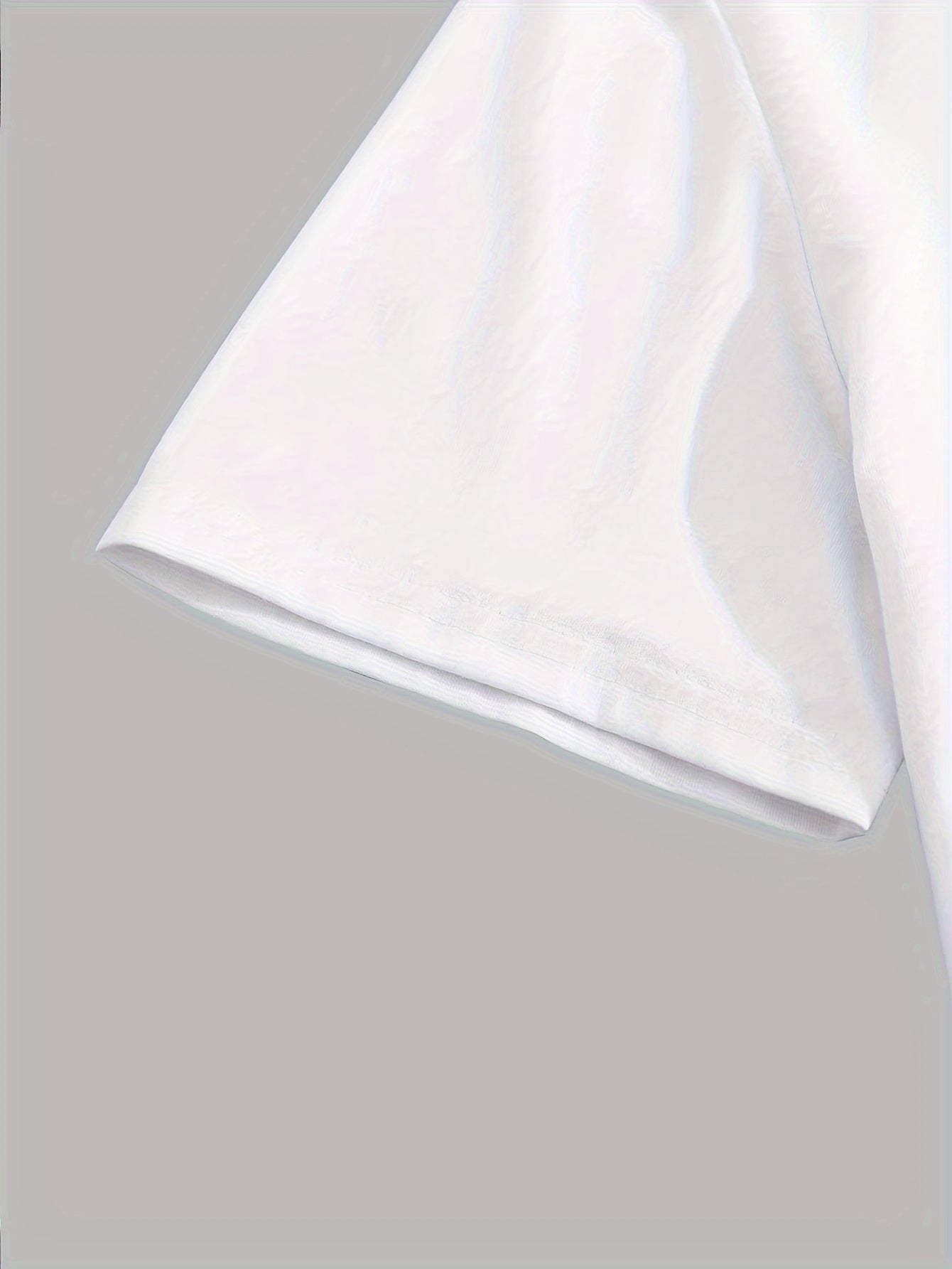 Men's Polyester Crew Neck T-Shirt with Alphabet Pattern for Casual All-Season Wear