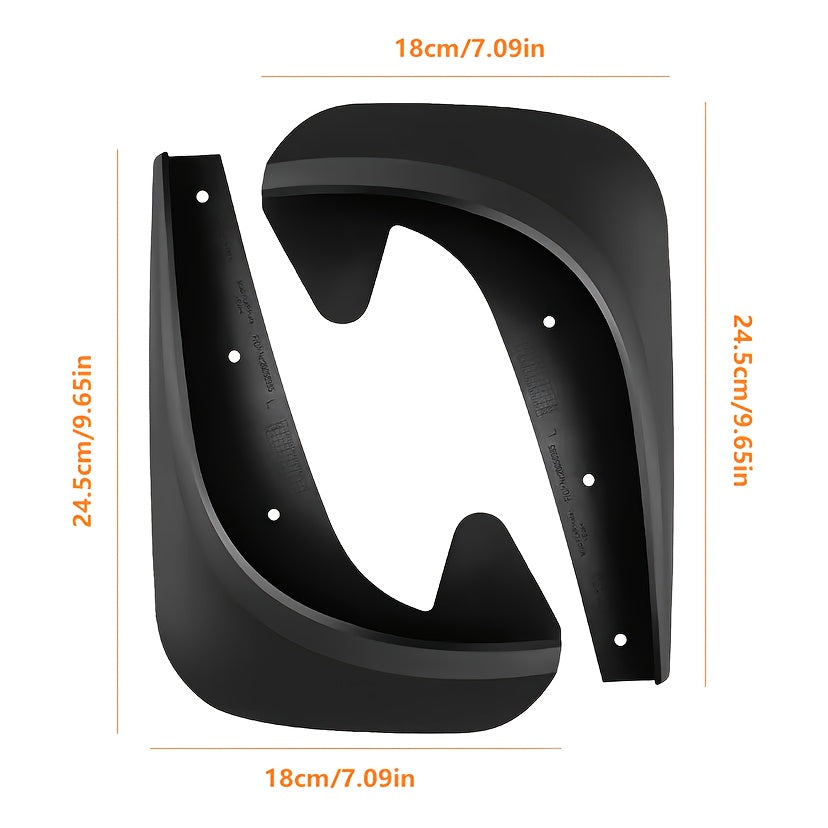 Universal Car Mud Flaps Set Front and Rear Wheel Splash Guards
