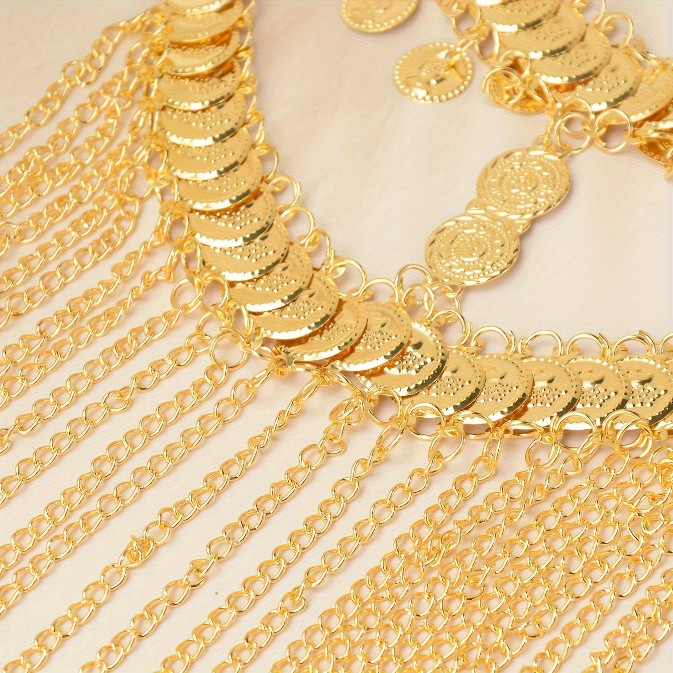 Alloy Metal Tassel Headband An'anaviy etnik uslub oddiy soch uchun