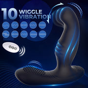 Men Silicone Finger-like Prostate Massager with Remote Control and USB Rechargeable