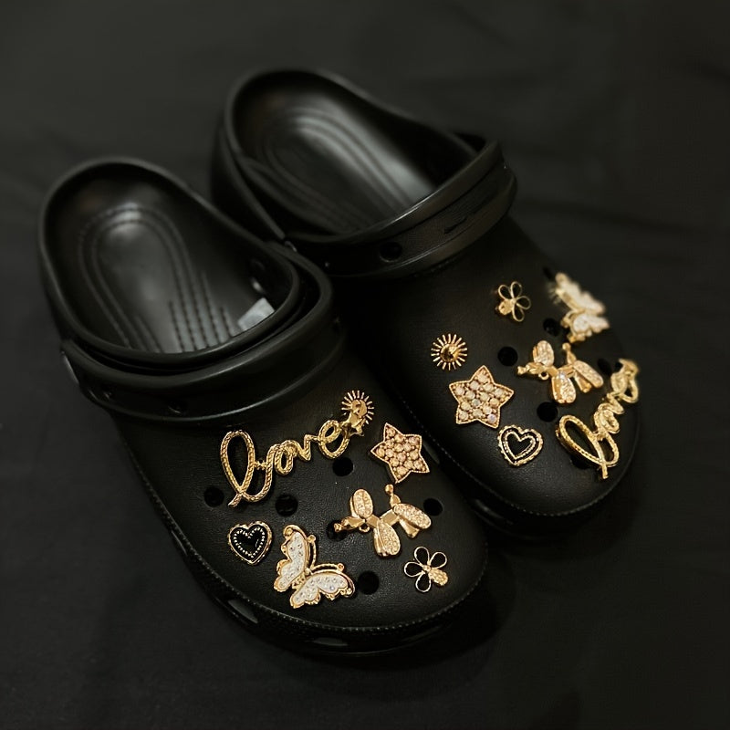 14Pcs Kids Girl Shoe Beads Sandals Charms DIY Decoration Accessories