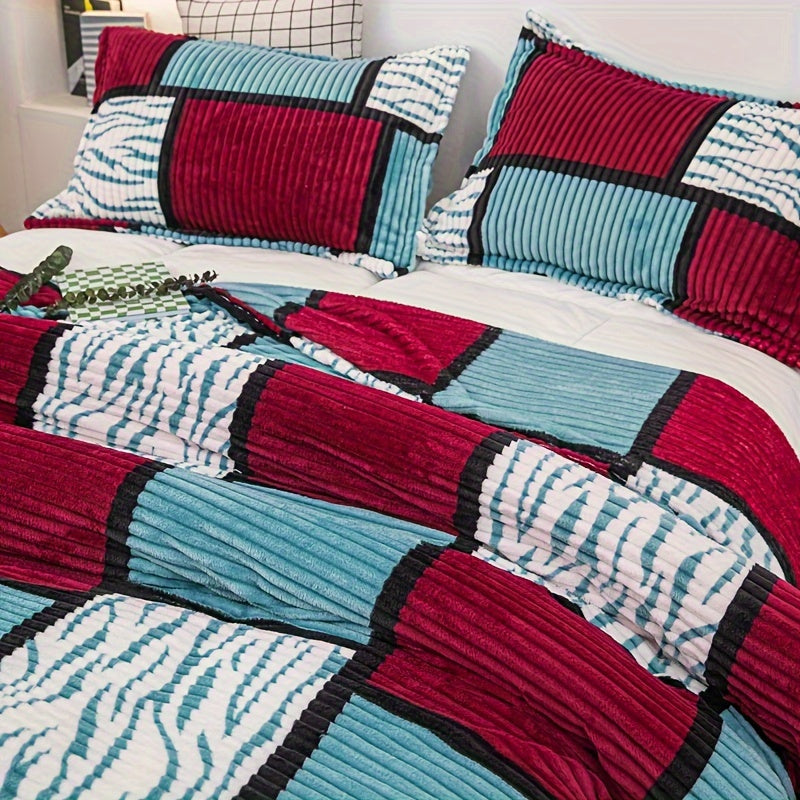 Har mavsum uchun vintage dizayni bilan qulay plaid yostiqchalari va mashina bilan yuviladigan