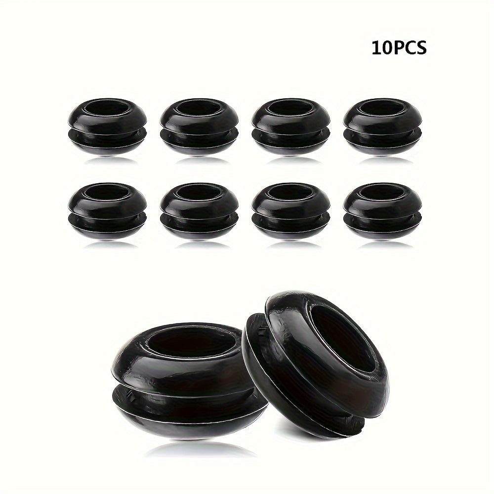 10-Pack Black Silicone Airlock Gaskets for Fermentation Mason Jars