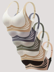 Women Seamless Push-Up Bras No Underwire Nude Fitted Sports Bras