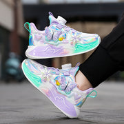 Girls Casual Sneakers with Cartoon Designs for Spring and Fall