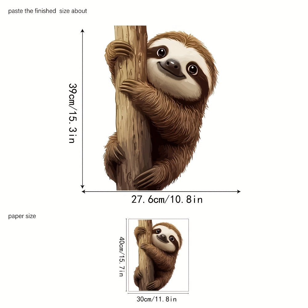 Adorable calcomanía de ventana de vidrio con caricatura de tigre electrostático, reutilizable, decoración para el hogar