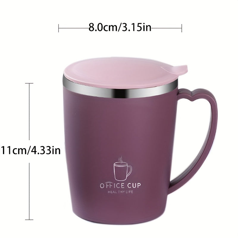 Одна чашка из нержавеющей стали 304, объемом 350 мл с двойной стенкой для изоляции. Подходит как для горячих, так и для холодных напитков, идеально для лета и зимы. Отличный вариант подарка.