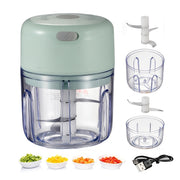 Электрический чеснокорез перезаряжаемый мини-измельчитель для специй и овощей