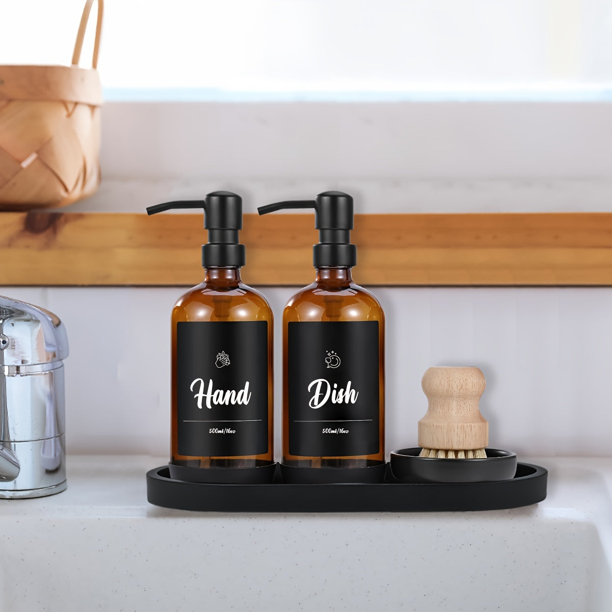 Silicone Bathroom Storage Tray for Cosmetics and Essentials