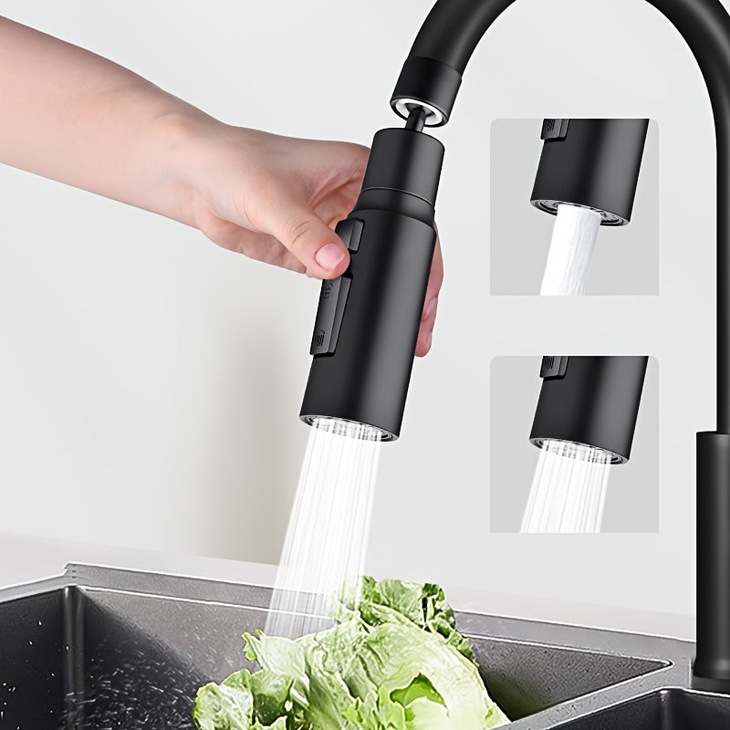 High-Pressure Kitchen Faucet with Pull-Down Sprayer Single Handle 2 Spray Modes