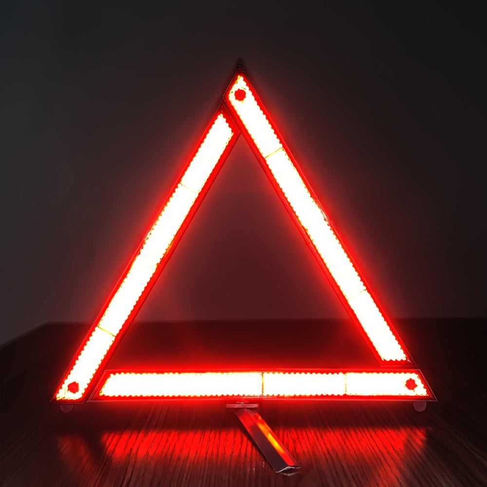 Car Emergency Warning Triangle Reflective Foldable Safety Sign for All Vehicles