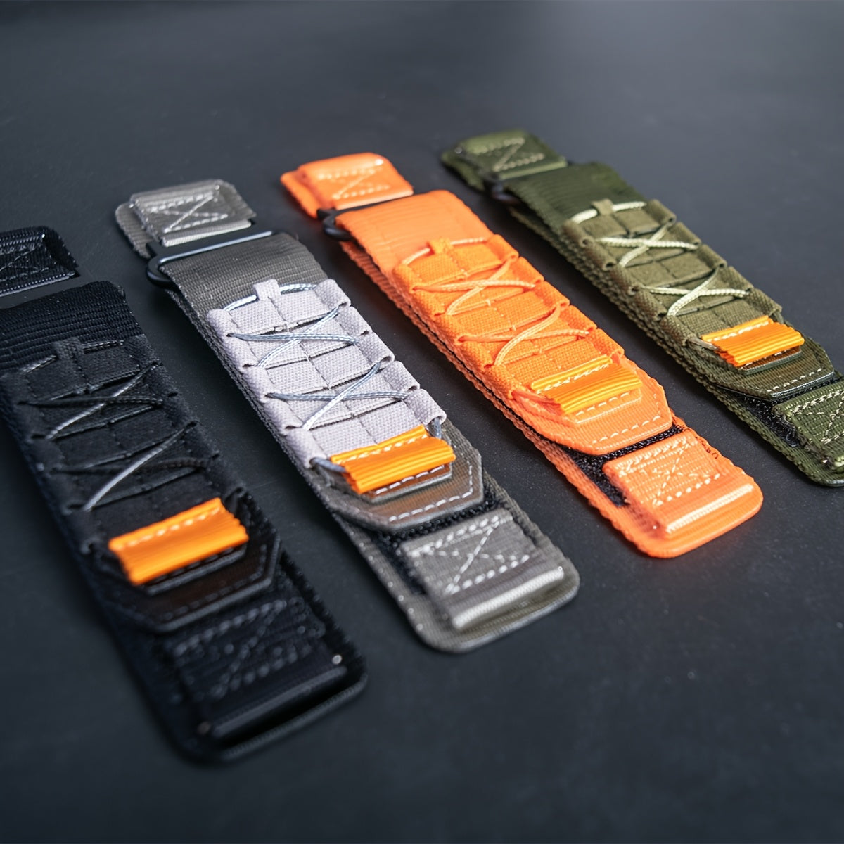 Nylon Watch Strap for Samsung Galaxy and Smartwatches 40mm 44mm 45mm