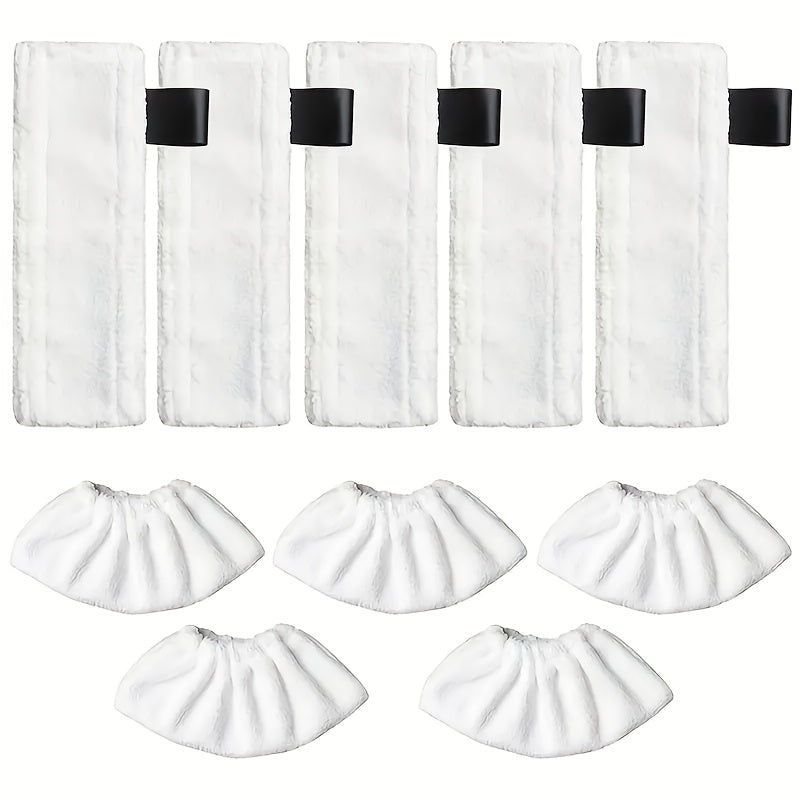 Replacement Mop Pads for Steam Cleaners 2/6/10 Pack, Easy to Clean, High Absorption