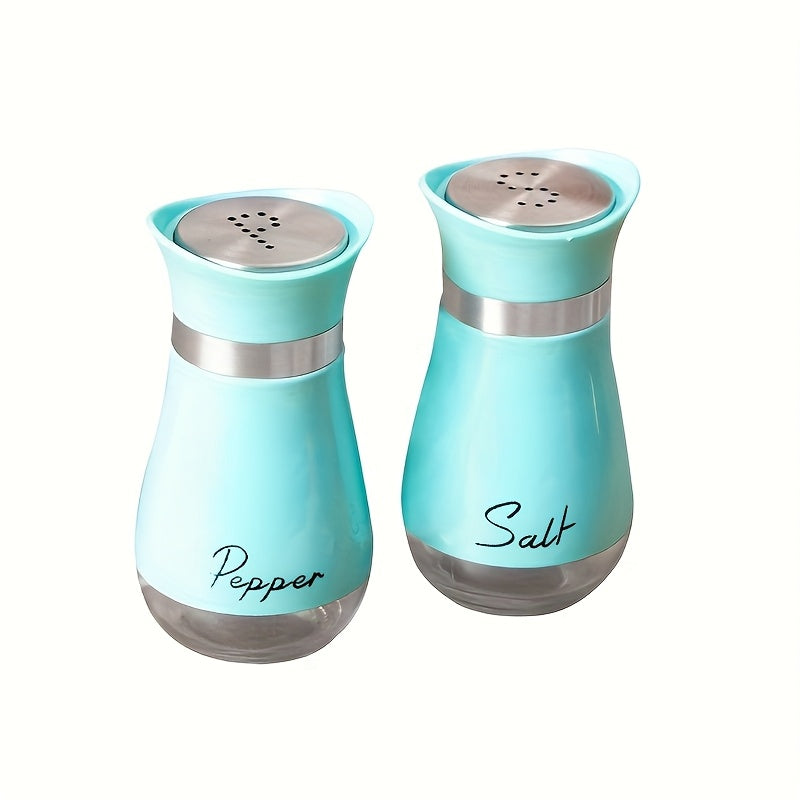 Set of Two 3.4oz Salt and Pepper Shakers for Kitchen Use
