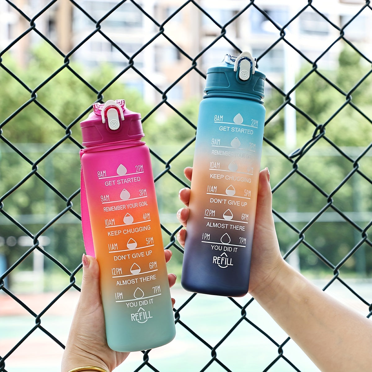 1L Motivational Water Bottle for Outdoor Activities and Gifts