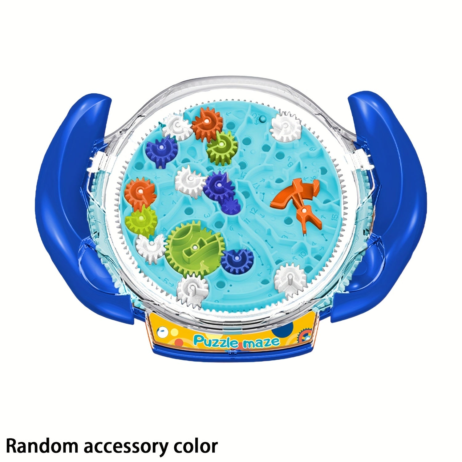 Colorful 3D Gear Maze Puzzle for Kids Educational Toy with Multiple Gears and Traps