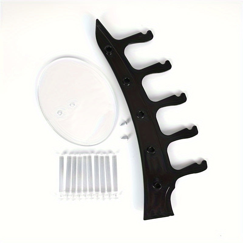 Элегантная 5-уровневая акриловая подставка для солнцезащитных очков с прочной основой для домашнего и розничного использования. Прозрачный пластиковый держатель помогает организовать очки и обеспечивает легкий доступ.