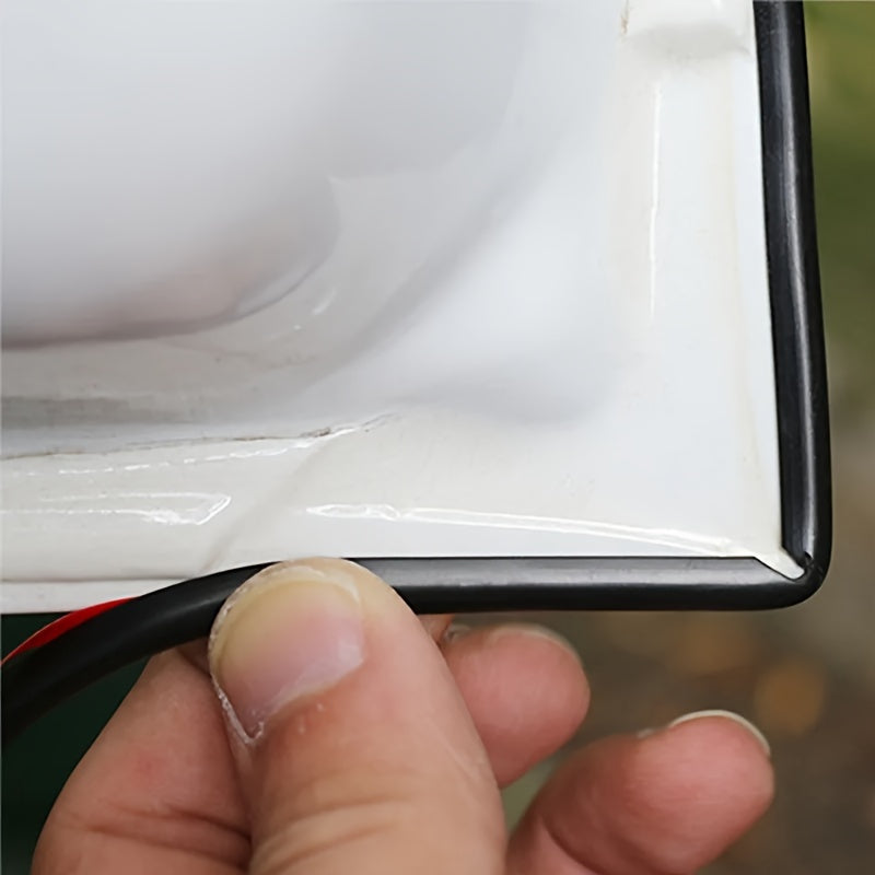 Universal Car Door Edge Protector Rubber Scratch Guard Clear Trim Molding