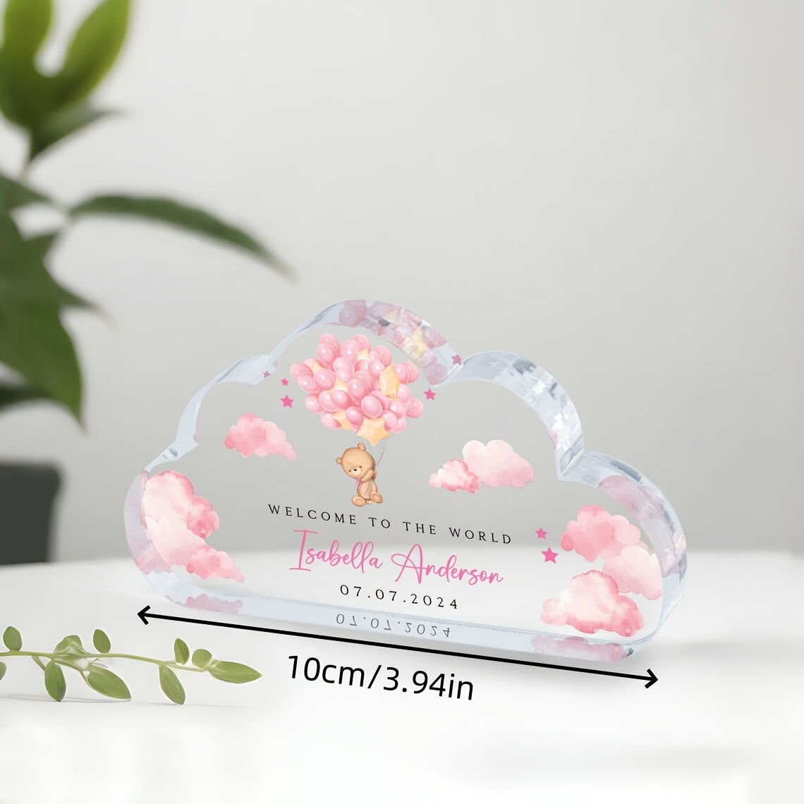 Очаровательная памятная вещица с милыми мультяшными персонажами - стильная пластиковая рамка, вертикальный держатель для постеров для сохранения драгоценных первых воспоминаний детей